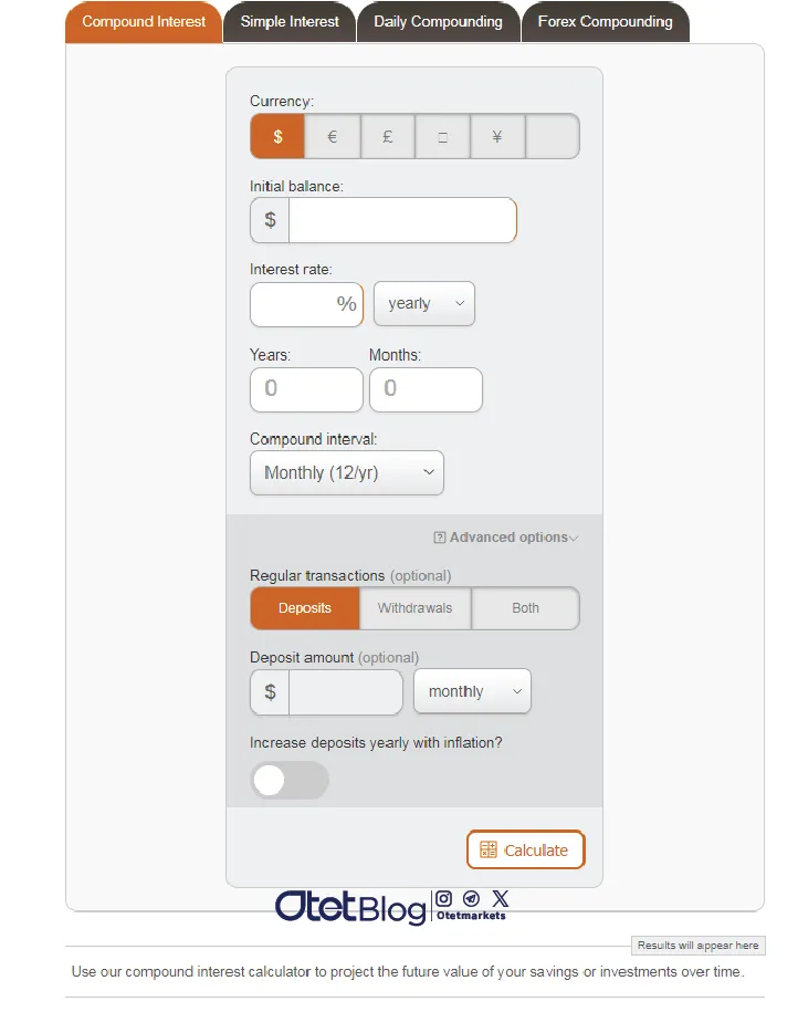 Compound Interest Calculator