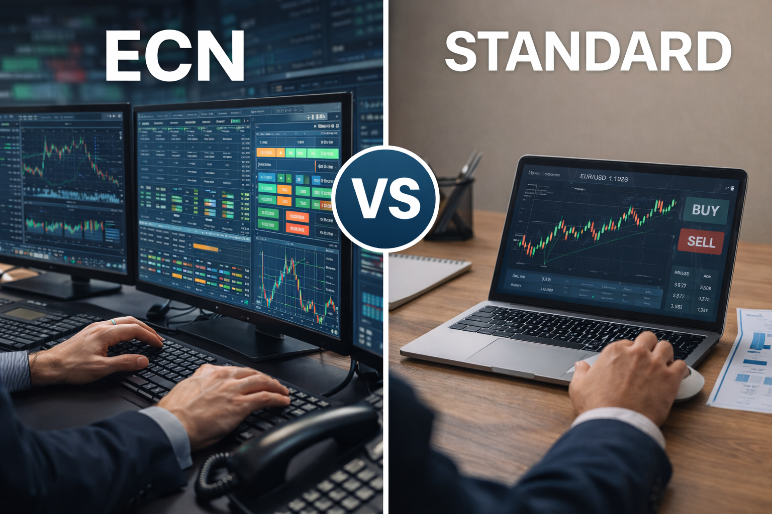 ECN vs Standard Trading - otetmarket