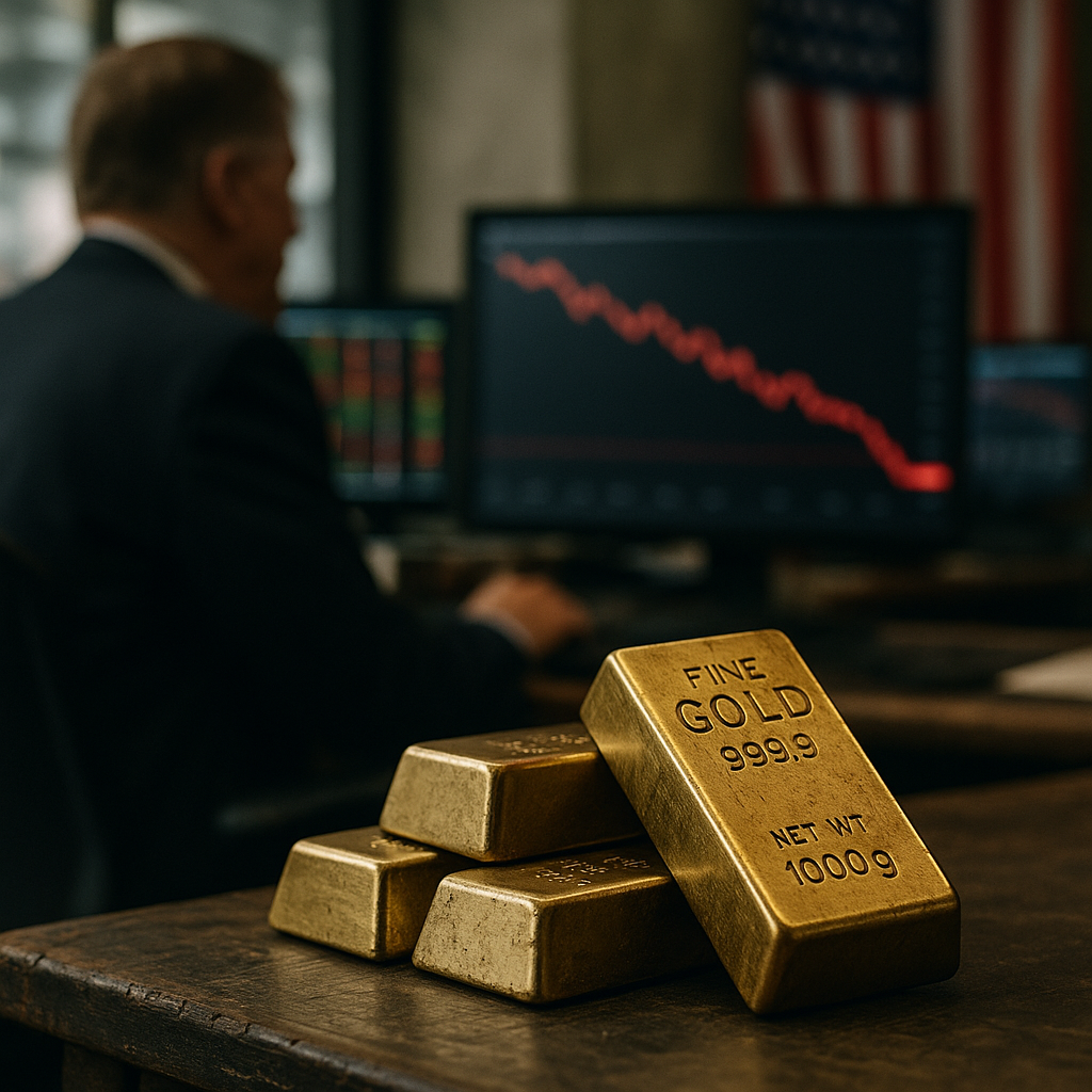 Gold Prices Slide as Trump Signals Escalation in U.S.-Iran Conflict