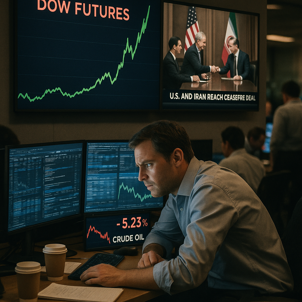 Global Markets Surge as U.S. and Iran Agree Two-Week Ceasefire
