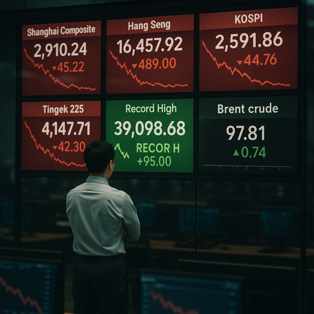 Asian Equities Mixed as US-Iran Ceasefire Extension Fails to Lift Risk Sentiment