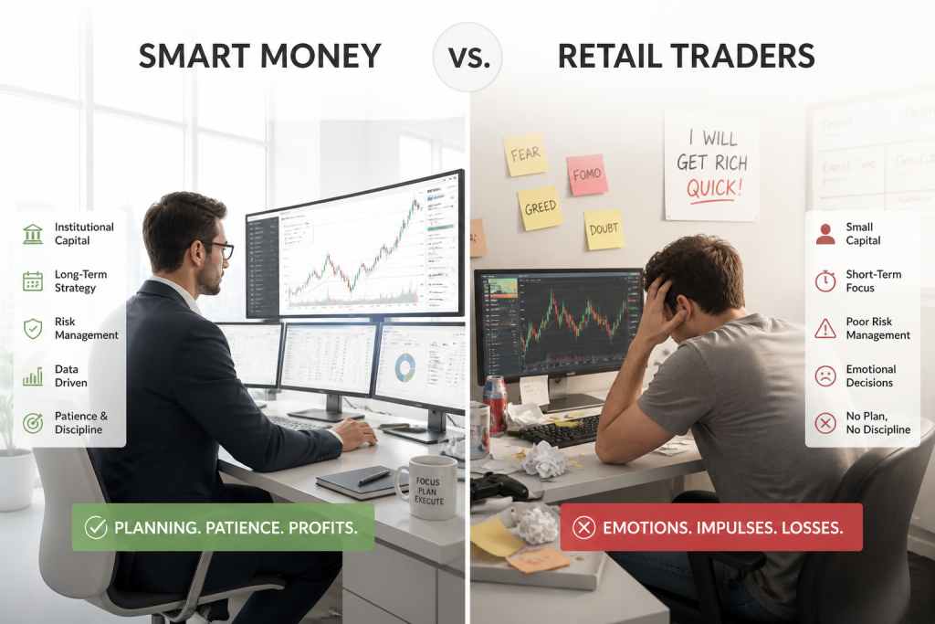 Smart Money vs Retail Traders